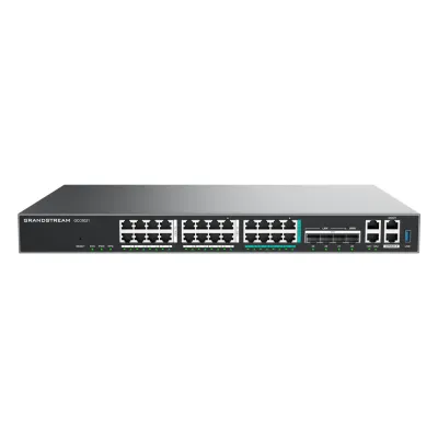 Router Todo-en-Uno GCC6021 con PBX de 50 Extensiones + Firewall + VPN + Switch de 16 Puertos GbE + 4x SFP+ 10 GbE y 8x 2.5 GbE / Gestión en la Nube con GDMS