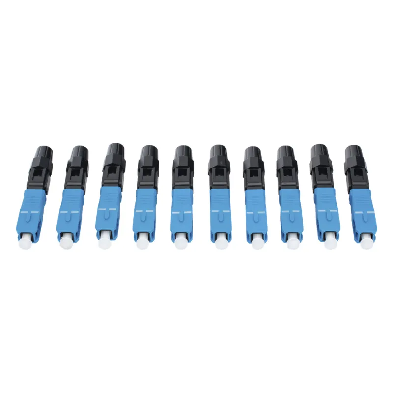 Conector de Fibra Óptica Pre-pulido Re-terminable Monomodo SC/UPC 900um, 2.0 mm, 3.0 mm (Paquete 10 Piezas)