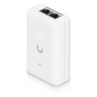 Adaptador PoE+ 2.5G / hasta 30 W / 48V 0.65A / (2) Puertos RJ45 MultiGigabit 2.5G / Salida PoE+ / LED Indicador / Ideal para APs UniFi WiFi 7 / / Protección contra Sobretensiones