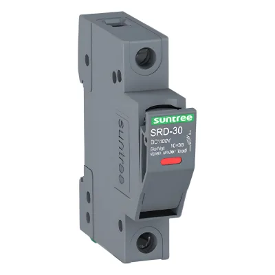 Porta Fusible CD 1000V 1 Polo Riel Din