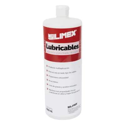 Lubricante Dieléctrico de Alta Eficiencia para Jalado de Cables Sin Daños / No es Tóxico y Compatible con Todo Tipo de Cable / Deslizamiento de Cables Seguro, Sin Fricción y Sin Riesgos / Presentación de 1 Litro
