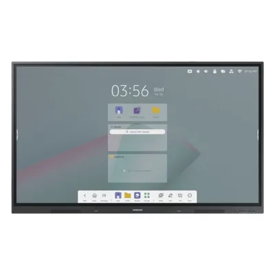 Pantalla Interactiva 65" / Resolución 4K UHD (3840x2160) / Táctil IR / Brillo 400 nits / Android 13 / WiFi 5 y Bluetooth 5.2 / Compatible VESA 600x400