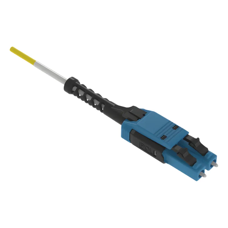 Jumper de Fibra Óptica Monomodo 9/125 OS1/OS2, LC-LC Uniboot Duplex, LSZH, Color Amarillo, 3 Metros