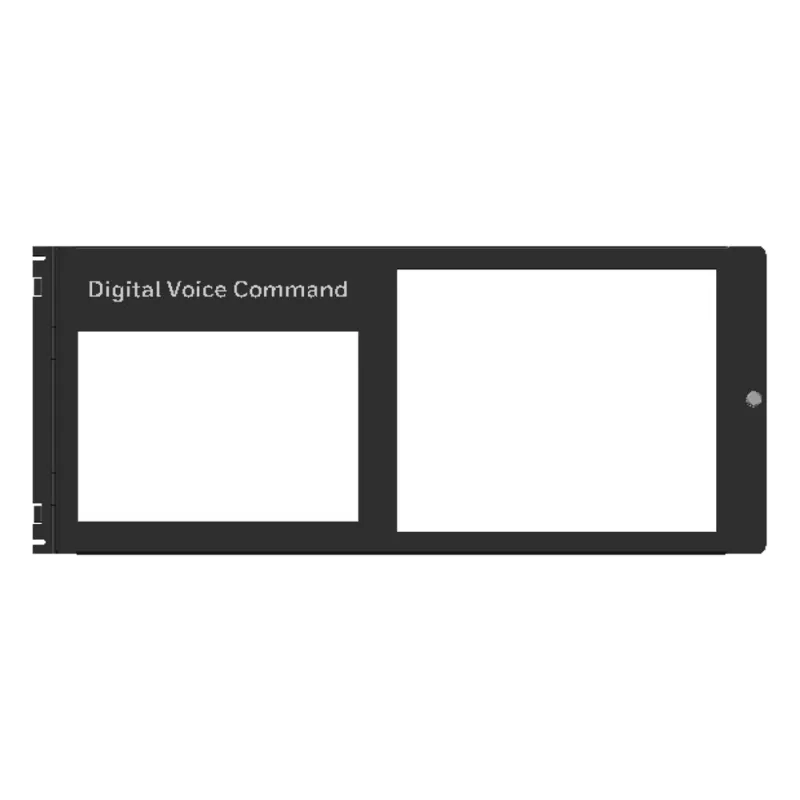 Panel de revestimiento de audio con aberturas para micrófono, teléfono y teclado, para chasis C5A-M en gabinetes CAB-5 de NOTIFIER