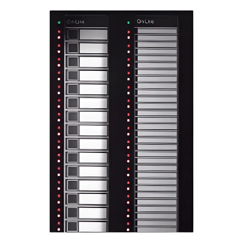 Módulo anunciador AIO de 30 botones capacitivos con LED programables para paneles NOTIFIER INSPIRE serie N16 y controladores NCD