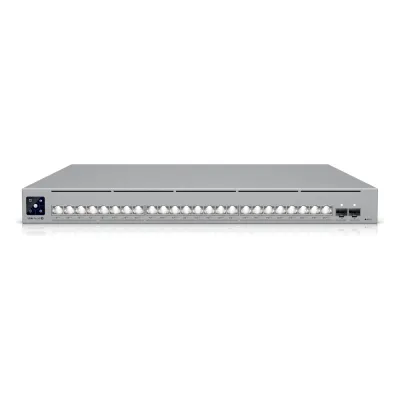 UniFi Switch USW-Pro-XG-24-PoE / Capa 3 / 24 puertos PoE+++ (16 × 10 GbE, 8 × 2,5 GbE) + 2 puertos SFP28 25 G / 720 W PoE total
