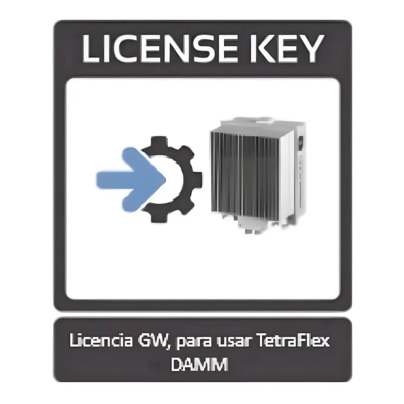 Licencia GW, para usar TetraFlex en estación base BS422 de DAMM
