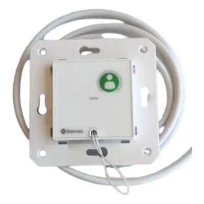 Módulo Asistencial de Empotrar IP67 / Material ABS Antimicrobiano / Botón Cancelación / Indicador Luminoso de Alarma y Presencia / RS485 / Compatible Cajas Europeas y Americanas