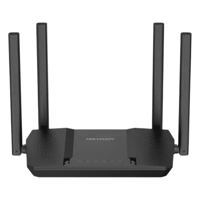 Router Inalámbrico WISP Gigabit / Wifi 5 / Hasta 1200 Mbps / Doble Banda AC (2.4 GHz y 5 GHz) / 3 Puertos LAN 10/100/1000 Mbps + 1 Puerto WAN 10/100/1000 Mbps / 4 Antenas Externas Omnidireccional de 5 dBi / Interior