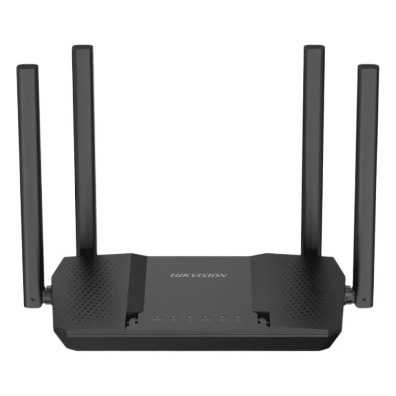 Router Inalámbrico WISP Gigabit / Wifi 5 / Hasta 1200 Mbps / Doble Banda AC (2.4 GHz y 5 GHz) / 3 Puertos LAN 10/100/1000 Mbps + 1 Puerto WAN 10/100/1000 Mbps / 4 Antenas Externas Omnidireccional de 5 dBi / Interior