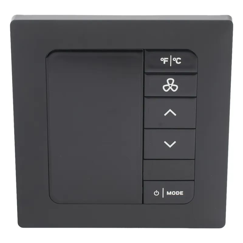 INNCOM e7 EMS / Termostato de Gestión Energética / 100-277 VAC / FCU 2 y 4 Tubos / BACnet MS/TP y Wi-Fi / Sensor PIR / Ónix Negro