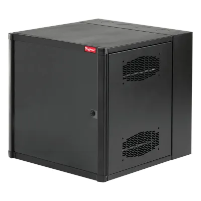 Gabinete AccessPlus de 19 UR Montaje en Pared de 19in / Doble Bisagra / Puerta Sólida de Acero / 915 mm de Alto x 600 mm de Ancho x 637 mm de Profundidad / Color Negro