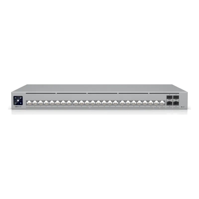 UniFi Switch Pro HD Capa 3, 24 puertos Etherlighting / (22) puertos 2.5 GbE, (2) puertos 10GbE, (4) puertos 10G SFP+