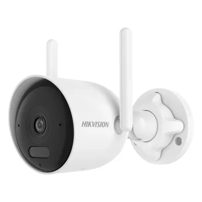 Bala IP 2 Megapixel / Lente 2.8 mm / Dual Light (30 mts IR + 30 mts Luz Blanca) / Wi-Fi 6 / ACUSENSE / Audio Bidireccional (Micrófono y Bocina) / IP66 / dWDR