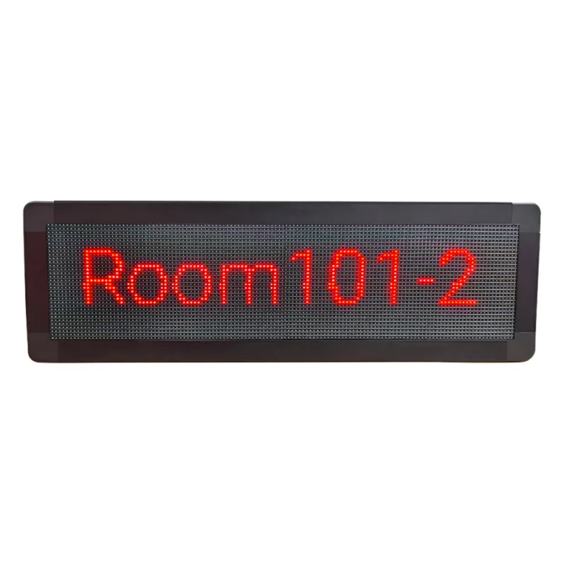 Pantalla LED de Pasillo para Hospital/Asilos, Doble Cara, Matriz 128×32, Indicadores RGB, Para Solución de Enfermería Fanvil