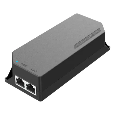 Inyector PoE / 30W / Puertos 2.5G y 10G / IEEE 802.3 af/at / Plug-and-Play / Alimentación 54VDC / Incluye Cable AC 1.2 m (3.9 ft)