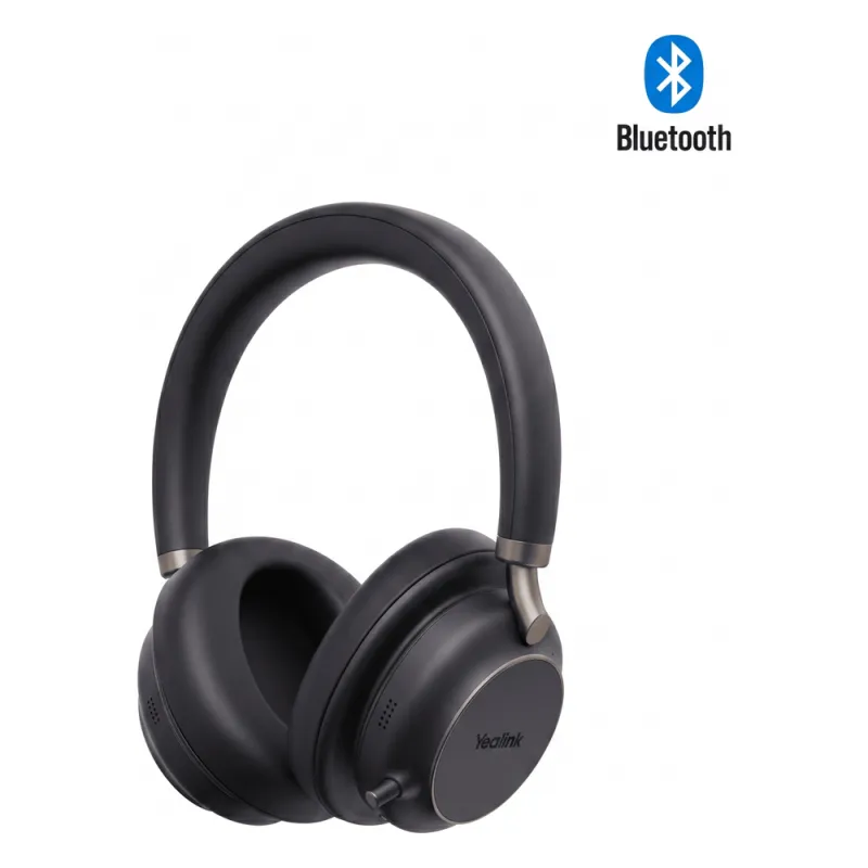 Auriculares Yealink BH76 Plus Stereo MS edition/Bluetooth 5.3 con adaptador USB-C y USB-A/Cancelación activa de ruido/Estilo de uso supraaural y circumaural