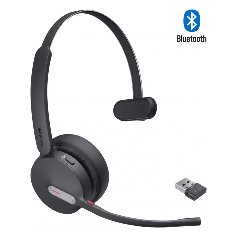 Diadema Bluetooth de Yealink BH70 Mono Con Cancelación de Ruido y Flexibilidad UC Multiplataforma