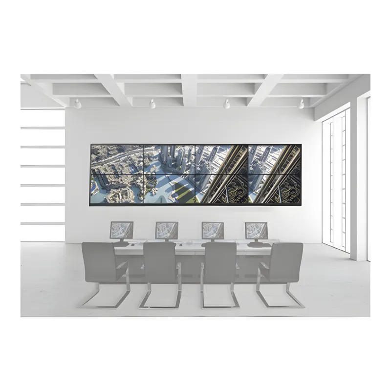 Kit Videowall 4x2 / Incluye 8 Pantallas de 55" / Decoder / Base de Pared