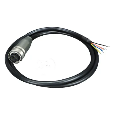 Cable de Alimentación de DC a M23 / Conector Hembra M23 de 5 Pines / Compatible con Switch Industrial M12 / Rango de Voltaje que Soporta 12 ~ 56V DC / Calibre 12 ~ 24 AWG