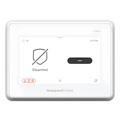 Panel de alarma con pantalla táctil de 7 pulgadas / Hasta 127 zonas inalámbricas / Compatible con sensores de otras marcas agregando modulo PROTAKEOVR1