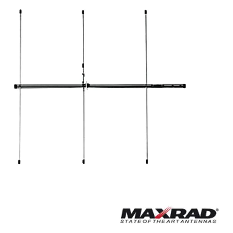 Antena base VHF, direccional, rango de frecuencia 150 - 174 MHz (Yagi 3 elementos)