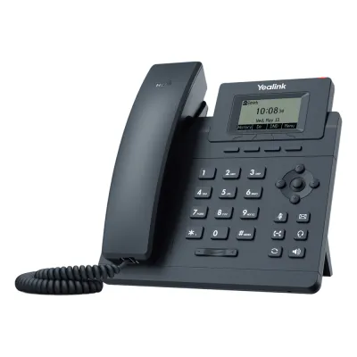 Teléfono IP Empresarial Yealink SIP T30P con 1 Línea SIP y Conferencia de hasta 5 Participantes