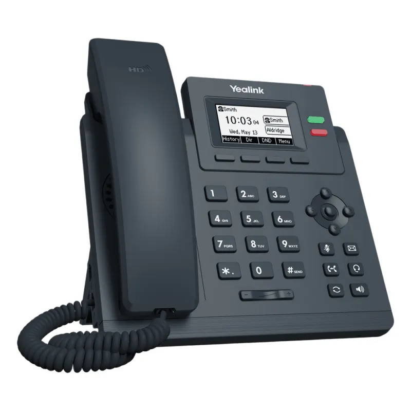 Teléfono IP Empresarial Yealink SIP-T31G con 2 Líneas SIP y Doble Puerto Gigabit Ethernet
