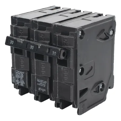 Interruptor automático enchufable tipo QP 3 polos, 30 amp
