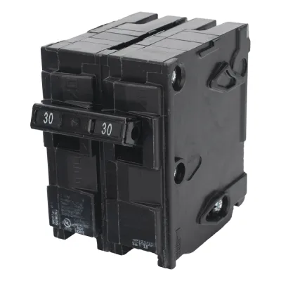 Interruptor automático enchufable tipo QP 2 polos, 30 amp