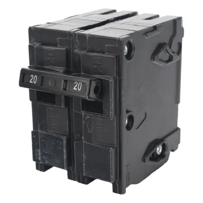 Interruptor automático enchufable tipo QP 2 polos, 20 amp