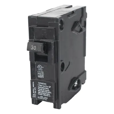 Interruptor automático enchufable tipo QP 1 polos, 30 amp