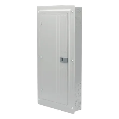 Centro de carga trifásico 3 Fases, 4 Hilos para interruptores QP, de 24 polos - 42 circuitos, 120/240vca, Barras de aluminio 200 Amp, Nema 1, uso interior. Incluye tapa.