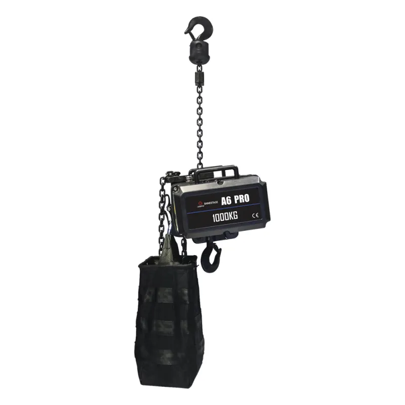 Polipasto Eléctrico / Motor de Elevación 220V | 1 Tonelada | 25m Cadena | IP66 Exterior | Case de Vuelo Incluido