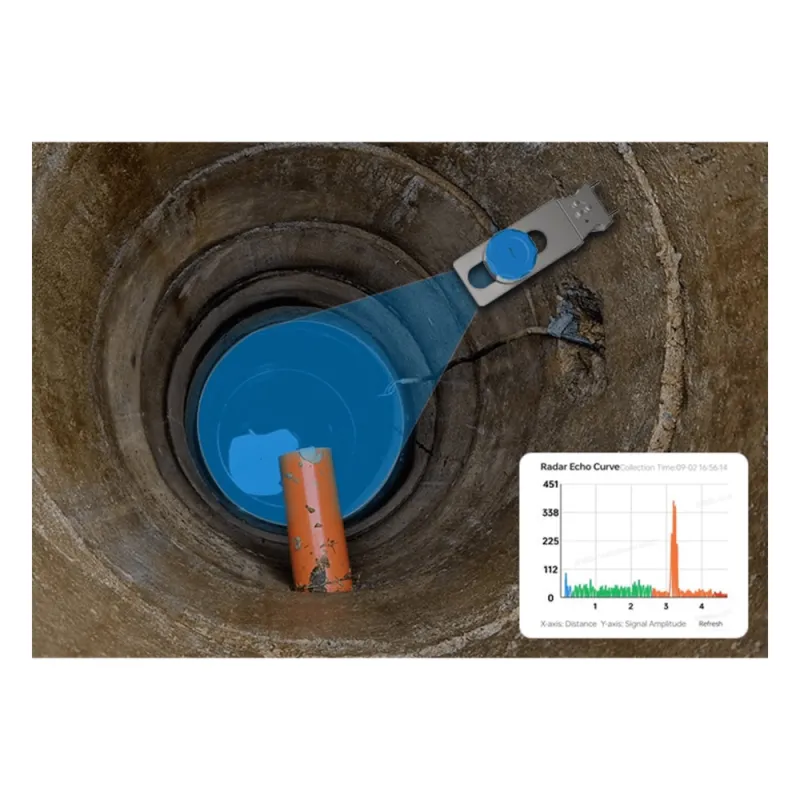 Radar de Distancia LoRaWAN / Nivel en Tanques y Pozos / Medición hasta 12 m / IP68 / Batería 7 Años / Telemetría para BMS y Agua