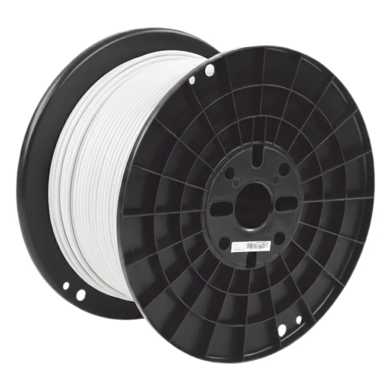 Bobina de Cable UTP de 4 Pares, Cat6A, 23 AWG, CMP (Plenum), Color Blanco, 305 Metros (1000 Pies)