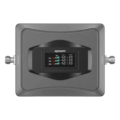 Amplificador de Señal Celular 4G / Mejora las llamadas convencionales y VoLTE / Soporta los datos de las tecnologías 2G, 3G y 4G de TELCEL, AT&T y MOVISTAR / Cubre hasta 1000 m2.