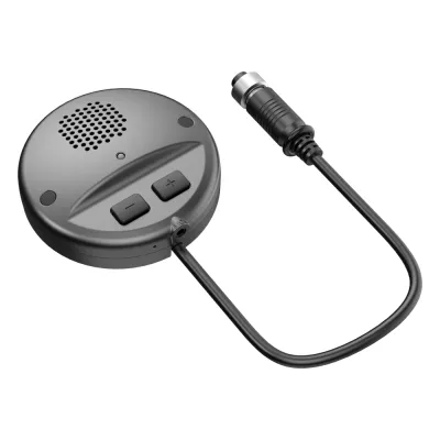 Accesorio para Audio de 2 Vías / Compatible con DVR Móvil HIKVISION / Conector Tipo Aviación / Micrófono y Altavoz Integrados