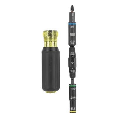 Destornillador / Llave de Tuercas 10 en 1 KNECT™ con Clasificación de Impacto / Compatible con Herramientas Eléctricas / Puntas Intercambiables / Portabrocas KNECT™ de 12 Puntos / Barra de Acero / Torque de 150 in-lb