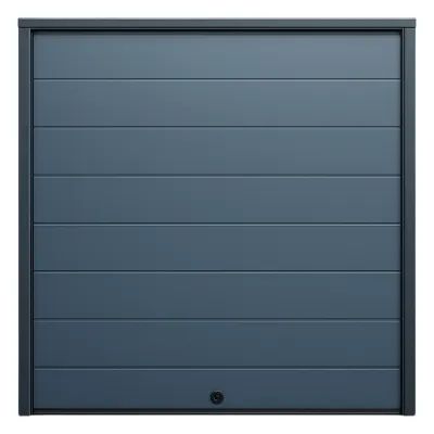 Puerta D / Garage D / Alta Calidad / Linea Central / Color GRIS / acabdo DELUXE / 9X7 pies / AISLADA / Estilo Americana.