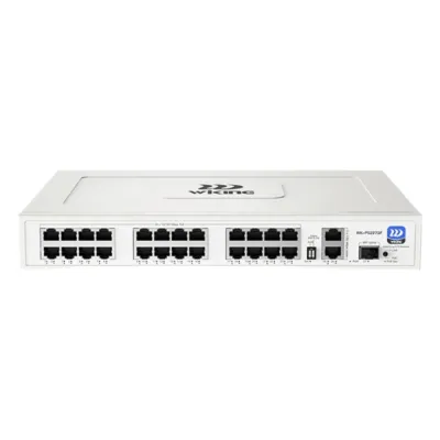 Switch no administrable PoE WI-TEK /24 Puertos 10/100 Mbps PoE af/at / 2 Puertos Uplink Gigabit / 1 Ranura SFP 1000 Mbps / Presupuesto 270 W / Puerto 1 Hi-PoE 60W