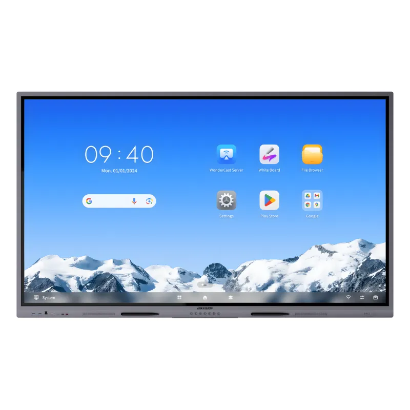 Pantalla Interactiva Touch de 75" Android 16 / Asistentes IA / Google Suite Preinstalado con Certificación EDLA / Resolución 4K / Bocinas Integradas / Entradas HDMI y VGA / Incluye 2 Lápices para Escribir