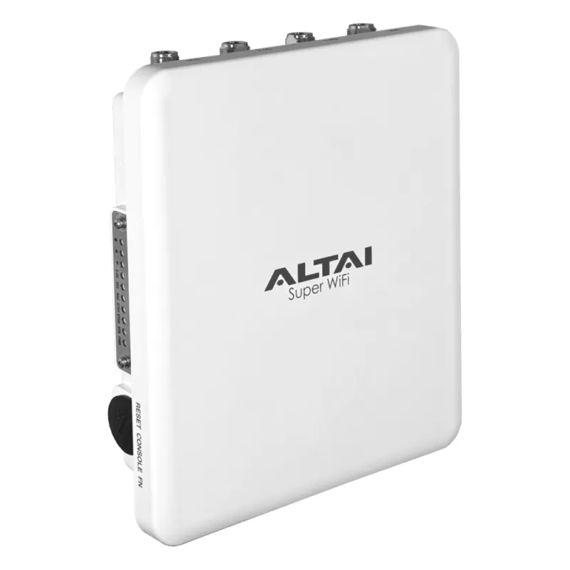 Punto de Acceso Mesh Conectorizado Para Exterior WiFi 6 / 4.177 Gbps Total / Triple Radio 2.4 + 5 + 5 GHz / Hasta 768 Clientes Concurrentes / Hasta 380 m de Cobertura / IP67