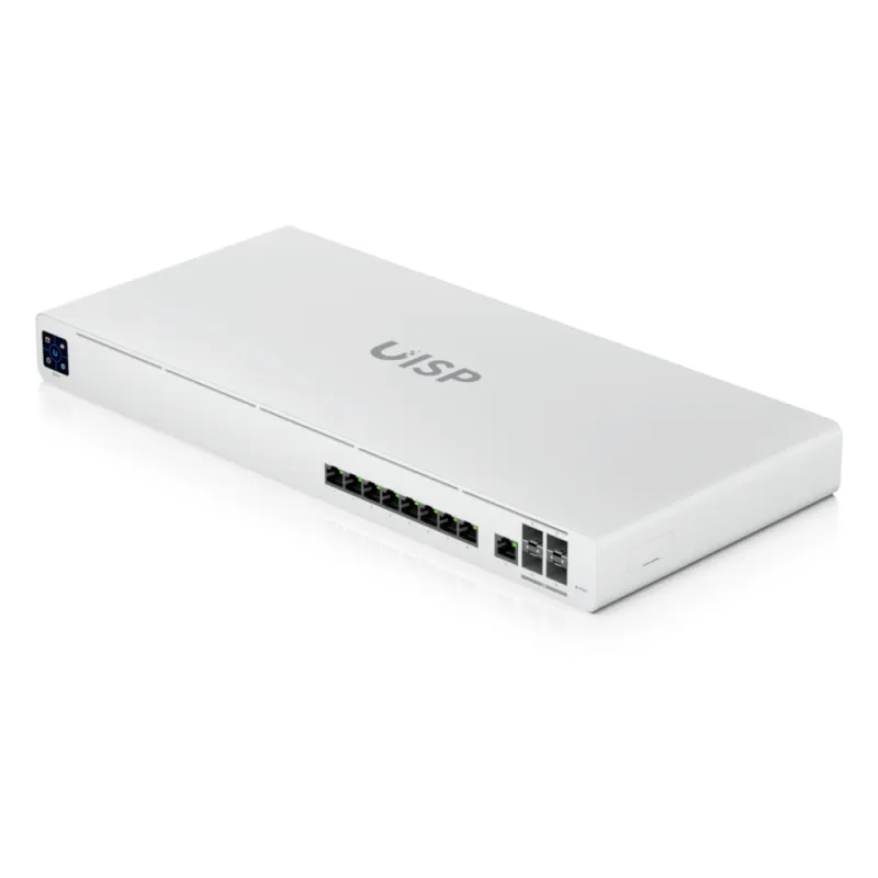 UISP Router Pro – Router 10 GbE para ISP con Switch Capa 2 Integrado, Enrutamiento Avanzado y Rendimiento NAT de hasta 9.5 Gbps