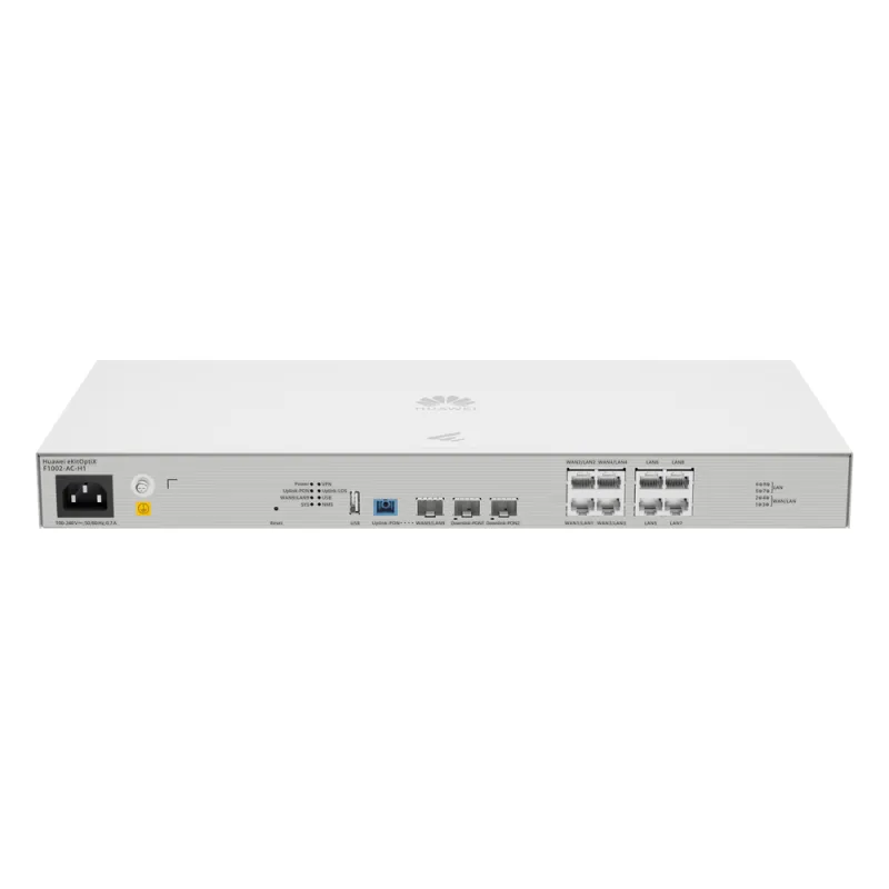 OLT Mini FTTh eKit 2 Puertos GPON (Incluye módulos C+) + 1 Puerto Uplink XGS-PON + 4 Puertos WAN/LAN Gigabit + 4 Puertos LAN Gigabit / All-In-One (Router, Switch, OLT, Controladora) / Libre de licenciamiento