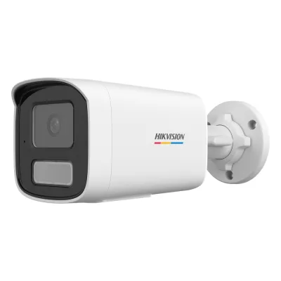 [ColorVu 3.0 + MD 3.0] Bala IP 6 Megapixel / Lente 4 mm / 50 mts IR + 50 mts Luz Blanca / Micrófono Integrado / Motion Detection 3.0 / Exterior IP67 / WDR 120 dB / PoE / Micro SD
