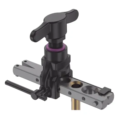 Herramienta de Abocardado Cónico Excéntrico HFT6 / Para Tubos 1/4" a 3/4" / Mango Giratorio Cómodo / Cuerpo de Aluminio / Calibrador Lateral / Abocardado Preciso / Ligera 0.93 kg