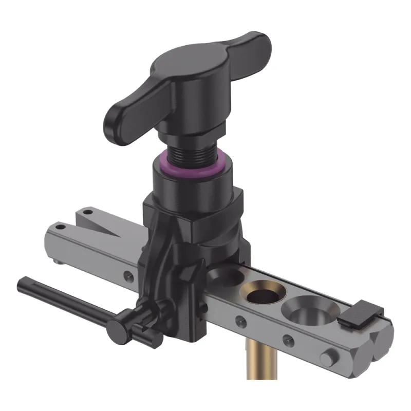 Herramienta de Abocardado Cónico Excéntrico HFT6 / Para Tubos 1/4" a 3/4" / Mango Giratorio Cómodo / Cuerpo de Aluminio / Calibrador Lateral / Abocardado Preciso / Ligera 0.93 kg