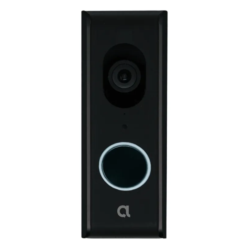 Videoportero IP ALULA / 1080P HD / 2MP / 140° Campo Visión / Visión Nocturna 4.9 m (16 ft) / Audio Bidireccional / IP55 / Wi-Fi 2.4GHz / Micro SD 128GB