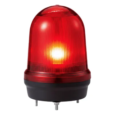 LED con patrones fijo/intermitente, estroboscópico y simulación rotatorio, Color Rojo de 12-24 VCD